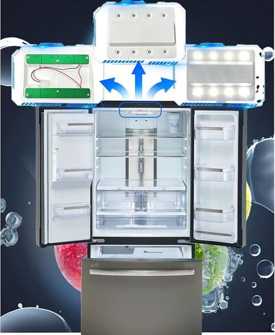 W11043011 W10866538 Compatible With Whirlpool Kenmore Refrigerator LED light board (natural white light, original light source) in Saudi Arabia