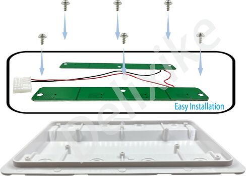 W11043011 W10866538 Compatible With Whirlpool Kenmore Refrigerator LED light board (natural white light, original light source) in Saudi Arabia