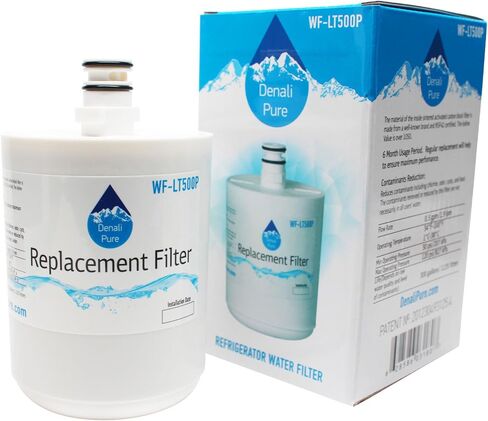 2-Pack Replacement for 46-9890 Refrigerator Water Filter - Compatible with Sears/Kenmore 46-9890 Fridge Water Filter Cartridge in Saudi Arabia