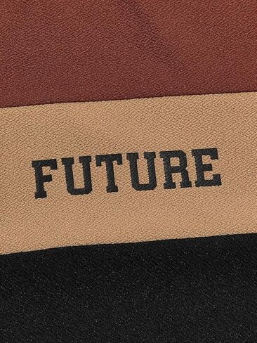 WDIRARA Men's 2 Piece Outfits Letter Print Color Block Tee and Drawstring Shorts Set in Kuwait