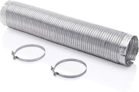 Smart Choice Simi Rigid Dryer Vent Installation Kit with Elbow, 8-Foot Long, 4-Inch Diameter in Saudi Arabia