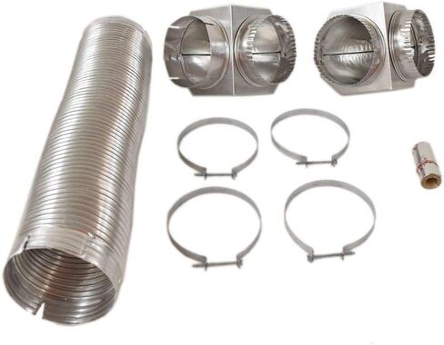 مجموعة تركيب فتحات التهوية الصلبة سيمي من سمارت تشويس، طول 22.8 سم، قطر 10.16 سم in Kuwait