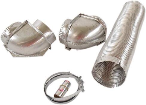 مجموعة تركيب فتحات التهوية الصلبة سيمي من سمارت تشويس، طول 22.8 سم، قطر 10.16 سم in Kuwait