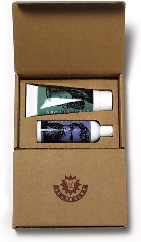 Beard Care Products, Shampoo Wash and Ultra Conditioner Softens, Smooths & Strengthens Beard Growth Value Set by Beardsley & Company (Wild Berry Deluxe) in Saudi Arabia