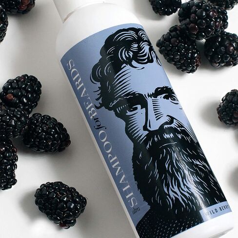 Beard Care Products, Shampoo Wash and Ultra Conditioner Softens, Smooths & Strengthens Beard Growth Value Set by Beardsley & Company (Wild Berry Deluxe) in Saudi Arabia
