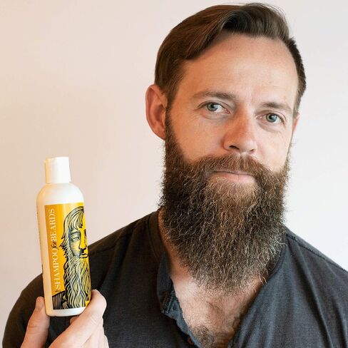 Beard Care Products, Shampoo Wash and Ultra Conditioner Softens, Smooths & Strengthens Beard Growth Value Set by Beardsley & Company (Wild Berry Deluxe) in Saudi Arabia