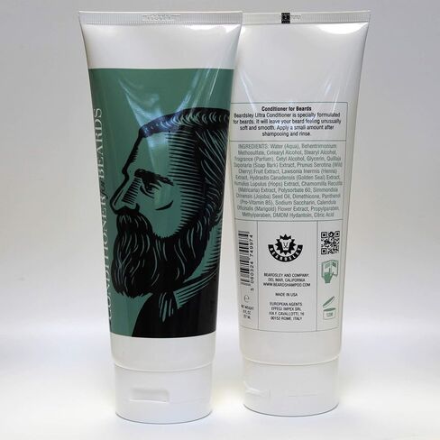 Beard Care Products, Shampoo Wash and Ultra Conditioner Softens, Smooths & Strengthens Beard Growth Value Set by Beardsley & Company (Wild Berry Deluxe) in Saudi Arabia