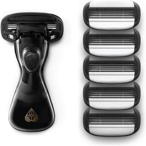 MANSCAPED® The Ultra Smooth Package, Male Hygiene Shaving Bundle, Includes The Crop Shaver™ Groin Razor with Replacement Blades​, Crop Gel™ Ball Shaving Gel, and Crop Exfoliator™ Ball Exfoliator in Kuwait