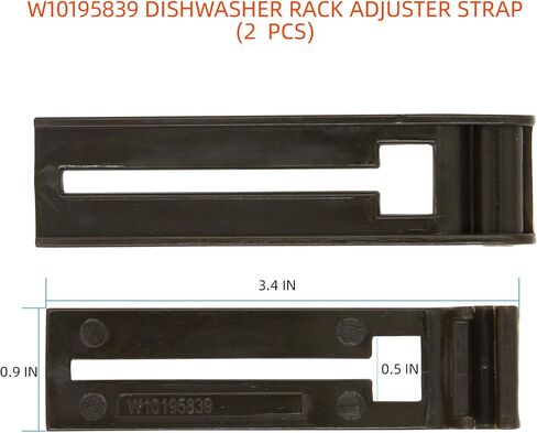 مجموعة أدوات ضبط الرف العلوي مكونة من 8 قطع W10546503، مادة بوليمر عالية W10195839 W10195840 W10250160 مناسبة لاستبدال أداة ضبط الرف العلوي لغسالة الأطباق من ويرلبول كين مور من سيكاواي in Saudi Arabia