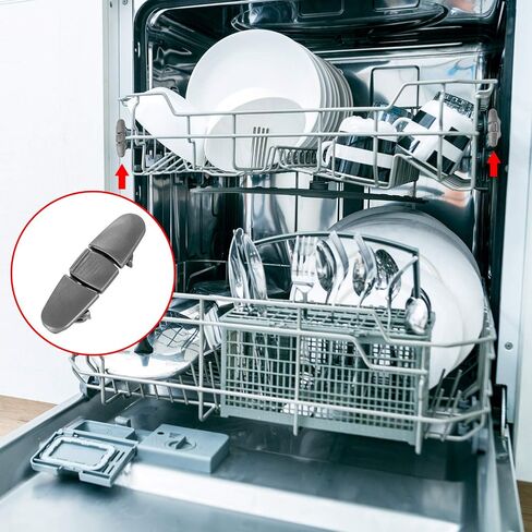 Hotop 2 Packs W10508950 Stop Track Dishwasher Dishrack Slide Rail Stop Replace for W10508950, 8562015, W10199682 in Saudi Arabia