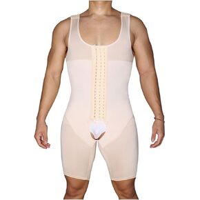 XMXM Plus Size Bodysuit for Men Weight Loss Compression Shaper Open Crotch Full Body Shapewear Tummy Control Waist Trainer in Saudi Arabia