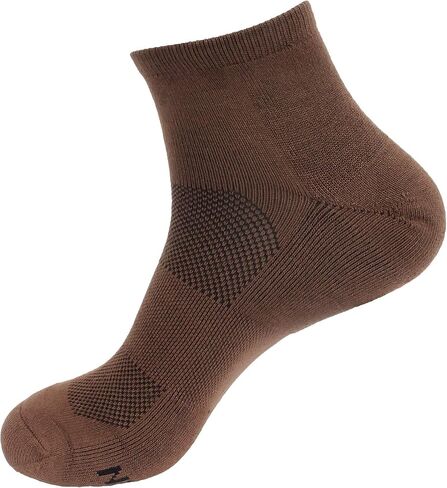 BambooMN Men's Bamboo Athletic Quarter Crew Sock for Home Travel Work and Sport in Kuwait