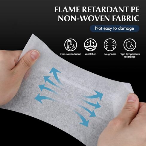 Cabilock 1 لفة فلتر فلتر فلتر ورقة مضادة للزيت فلتر الزيت - ملصق مقاوم للزيوت - فلتر شحم ورقي ممتص (10م) in Kuwait