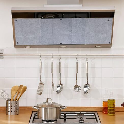 Cabilock 1 لفة فلتر فلتر فلتر ورقة مضادة للزيت فلتر الزيت - ملصق مقاوم للزيوت - فلتر شحم ورقي ممتص (10م) in Kuwait