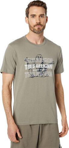 True Religion Men's 3 Arch Buddha Tee in Saudi Arabia