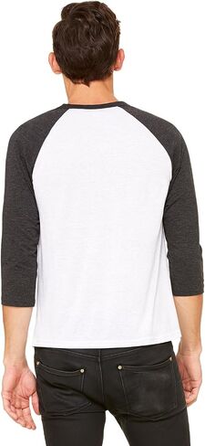 Bella Canvas 3/4-Sleeve Baseball T-Shirt (3200) in Saudi Arabia