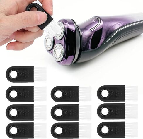 10Pcs Electric Shaver Cleaning Brush, Razor Cleaner Set, Multifunctional Clipper Brush Trimmer Cleaner Set, Stubble Removal Razor Cleaning Tool in Saudi Arabia