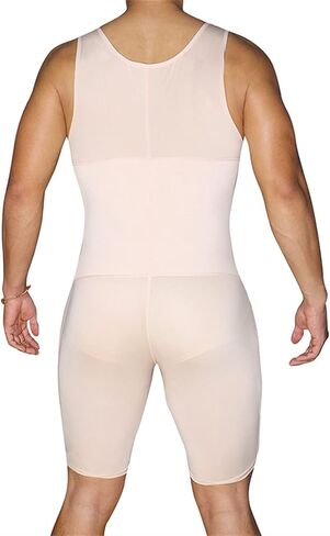 XMXM Plus Size Bodysuit for Men Weight Loss Compression Shaper Open Crotch Full Body Shapewear Tummy Control Waist Trainer in Saudi Arabia
