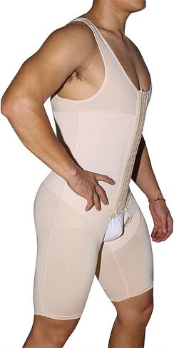 XMXM Plus Size Bodysuit for Men Weight Loss Compression Shaper Open Crotch Full Body Shapewear Tummy Control Waist Trainer in Saudi Arabia