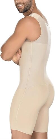 XMXM Plus Size Bodysuit for Men Weight Loss Compression Shaper Open Crotch Full Body Shapewear Tummy Control Waist Trainer in Saudi Arabia