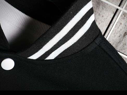 Men's Varsity Jacket Letterman Jacket Long Sleeve Banded Collar Baseball Bomber Jackets in Saudi Arabia