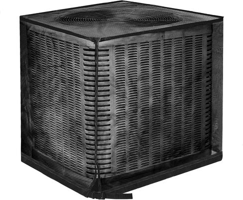 TRELC Air Conditioner Cover, All Seasons Mesh Air Conditioner Cover for Outdoor AC Unit, Adjustable AC Unit Defender Cover Protect from Clogging - Leaves, Twigs, Cotton Wood(27.5" x 27.5" x 31.5") in Kuwait