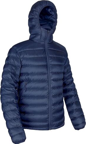 Men's Down Jacket Hooded Packable Down Puffer Jacket Lightweight Water-Resistant Insulated Down Jacket in Saudi Arabia