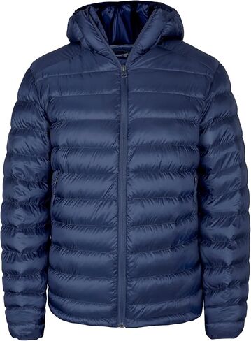 Men's Down Jacket Hooded Packable Down Puffer Jacket Lightweight Water-Resistant Insulated Down Jacket in Saudi Arabia