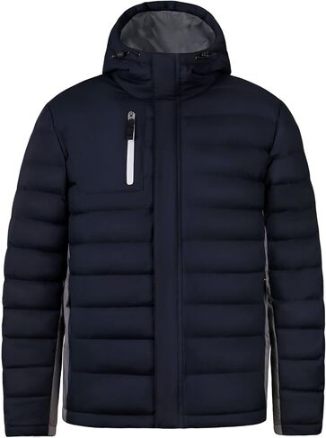 Men's Down Jacket Hooded Packable Down Puffer Jacket Lightweight Water-Resistant Insulated Down Jacket in Saudi Arabia