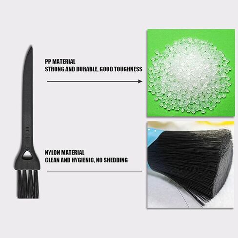 Clipper Cleaning Brush, Shaver Nylon Brush Cleaner Black Anti‑slip for Hair in Saudi Arabia