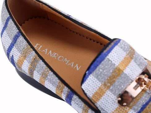 ELANROMAN Men's Loafers Tassel Luxury Penny Slip-On Leather Party Shoes in Saudi Arabia