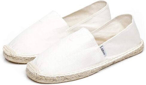 Altxic Men's Closed Toe Comfortable Canvas Slip on Flat Espadrilles in Saudi Arabia