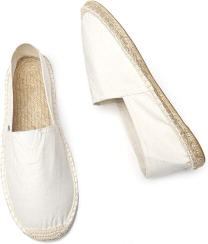 Altxic Men's Closed Toe Comfortable Canvas Slip on Flat Espadrilles in Saudi Arabia