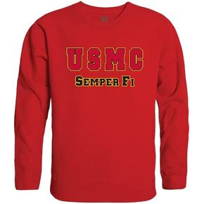 Rapid Dominance Graphic Crewneck Sweatshirt, RED, Medium in Kuwait