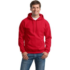 Gildan Men's Heavy Blend Hooded Sweatshirt - Red ss18500 4XL in Saudi Arabia
