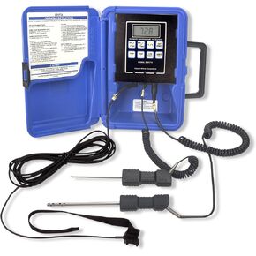 جهاز ترطيب درجة الحرارة من Atkins SRH77A-E 1 و 2 مزود برأس للثقب للاستخدام العام 1075، بروب حزام أنبوب 4011 ومبروم الرطوبة 5028، نطاق درجة الحرارة من -40 إلى 300 فهرنهايت in Kuwait