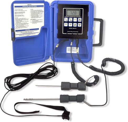 جهاز ترطيب درجة الحرارة من Atkins SRH77A-E 1 و 2 مزود برأس للثقب للاستخدام العام 1075، بروب حزام أنبوب 4011 ومبروم الرطوبة 5028، نطاق درجة الحرارة من -40 إلى 300 فهرنهايت in Saudi Arabia