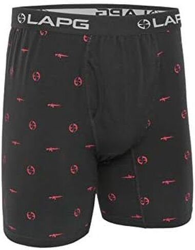 LAPG Tac Comfort Men's Boxer Briefs Assorted Design 3-Pack, Men's Underwear Boxer Briefs Pack, Funny Boxer Briefs in Saudi Arabia