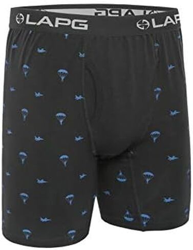 LAPG Tac Comfort Men's Boxer Briefs Assorted Design 3-Pack, Men's Underwear Boxer Briefs Pack, Funny Boxer Briefs in Saudi Arabia