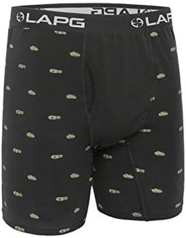 LAPG Tac Comfort Men's Boxer Briefs Assorted Design 3-Pack, Men's Underwear Boxer Briefs Pack, Funny Boxer Briefs in Saudi Arabia