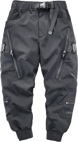 MOKEWEN Men's Jogger Pockets Ankle Athletic Ankle Cargo Pants in Kuwait