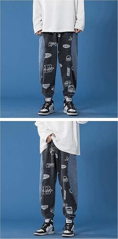 MOKEWEN Men's Jogger Pockets Ankle Athletic Ankle Cargo Pants in Kuwait