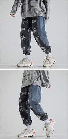 MOKEWEN Men's Jogger Pockets Ankle Athletic Ankle Cargo Pants in Kuwait