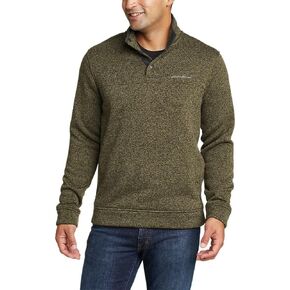 بلوفر رجالي من Eddie Bauer مصنوع من الصوف المشع ذو فتحة أمامية in Kuwait