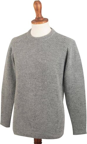 NOVICA Men's 100% Alpaca Sweater, Soft Grey-Blue' in Saudi Arabia