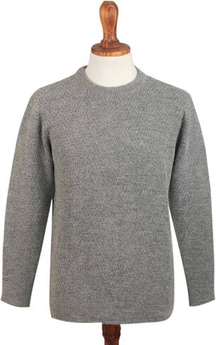 NOVICA Men's 100% Alpaca Sweater, Soft Grey-Blue' in Saudi Arabia