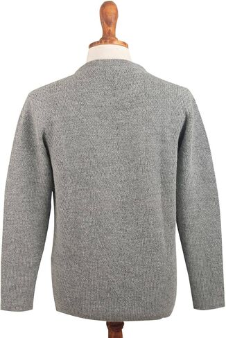 NOVICA Men's 100% Alpaca Sweater, Soft Grey-Blue' in Saudi Arabia