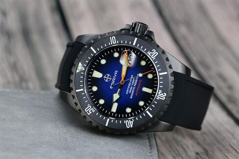 ENRIVA Men's Automatic Pro Dive Mens Watch Rotating Ceramic Bezel Diving Watches Self-Wind Professional Diver Watches for Men in Saudi Arabia