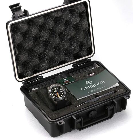 ENRIVA Men's Automatic Pro Dive Mens Watch Rotating Ceramic Bezel Diving Watches Self-Wind Professional Diver Watches for Men in Kuwait