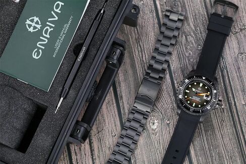 ENRIVA Men's Automatic Pro Dive Mens Watch Rotating Ceramic Bezel Diving Watches Self-Wind Professional Diver Watches for Men in Kuwait